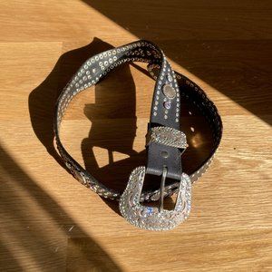 Nocona Bling Belt, genuine leather